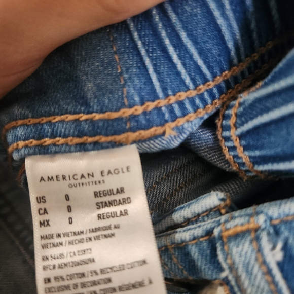 American Eagle Outfitters Women's Black Cargo And Denim Jogger Bundle - Picture 4 of 6